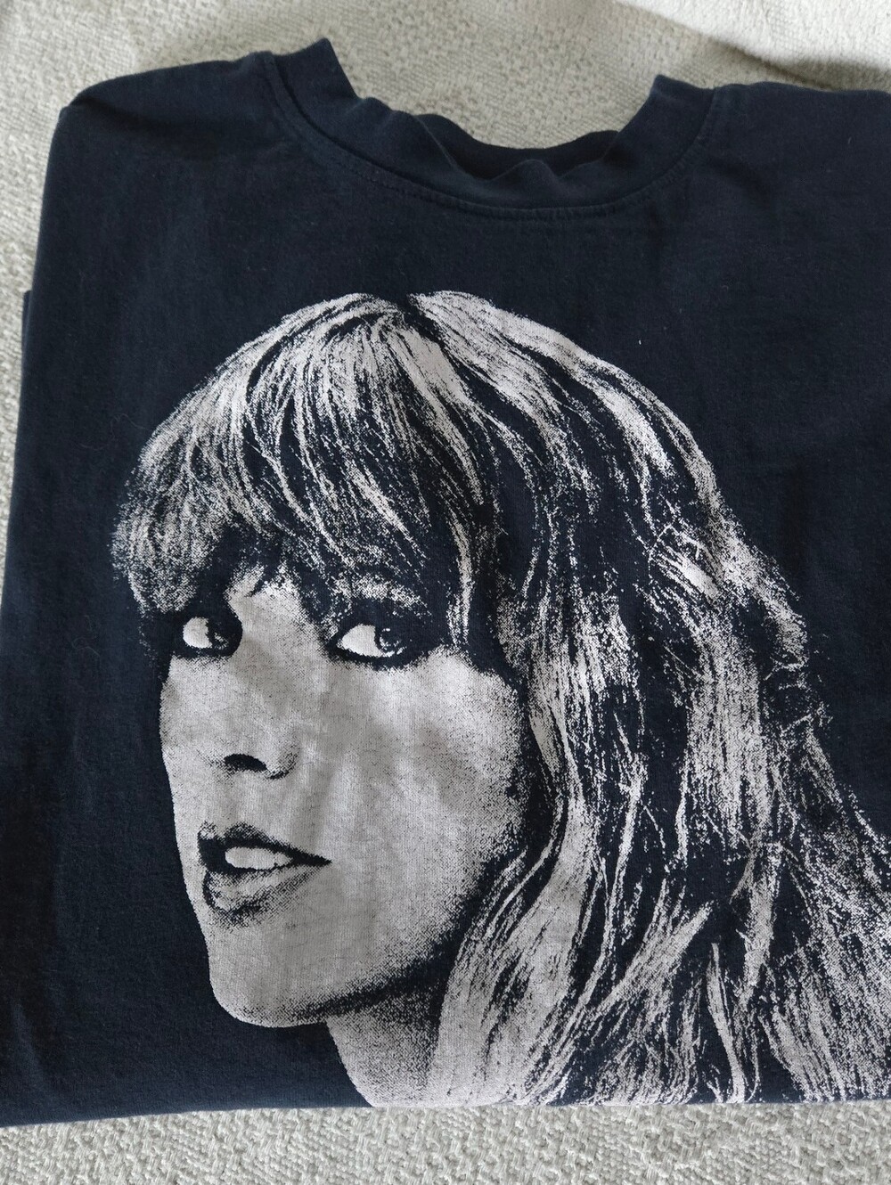 Taylor Swift Long Sleves Dark Gray T-Shirt Soze S